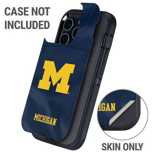 University of Michigan Blue Jersey Otterbox Defender iPhone Skin