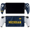 University of Michigan Blue Jersey PlayStation Portal Remote Player Skin