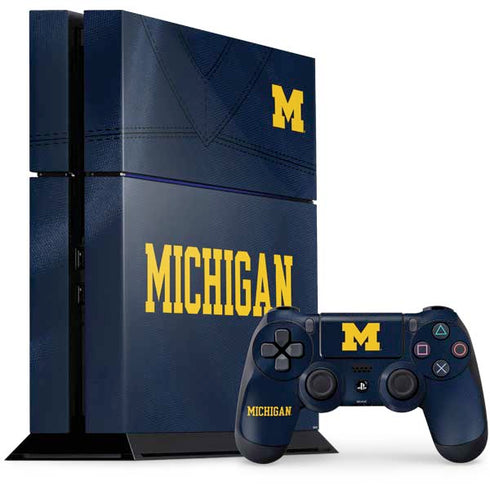 University of Michigan Blue Jersey PlayStation PS4 Skins