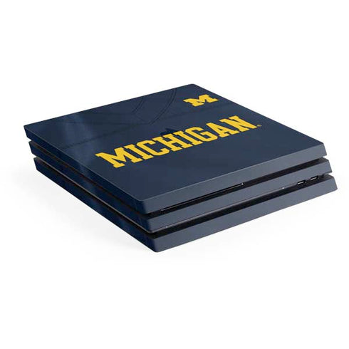 University of Michigan Blue Jersey PlayStation PS4 Skins