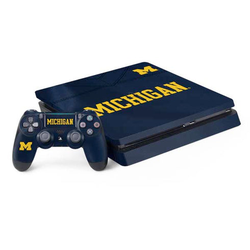 University of Michigan Blue Jersey PlayStation PS4 Skins