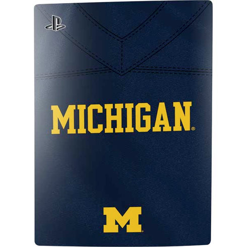 University of Michigan Blue Jersey PS5 Digital Edition Bundle Skin