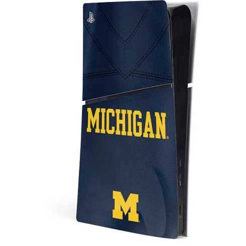 University of Michigan Blue Jersey PlayStation PS5 Skins