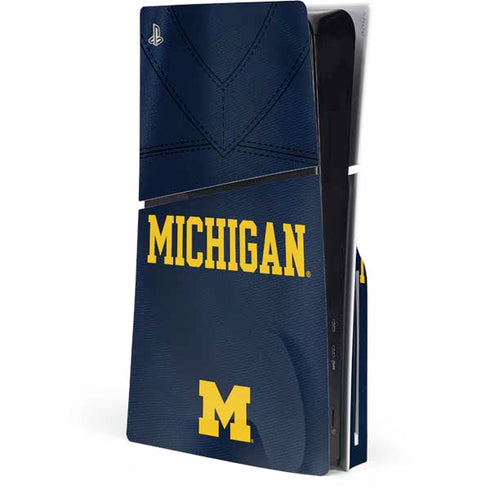 University of Michigan Blue Jersey PlayStation PS5 Skins