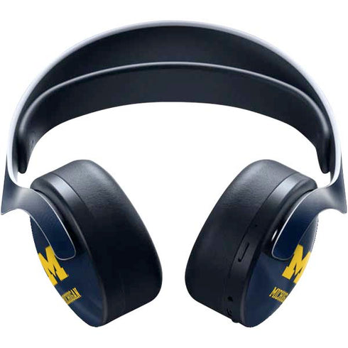 University of Michigan Blue Jersey PULSE 3D Wireless Headset for PS5 Skin