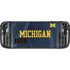 University of Michigan Blue Jersey Steam Deck Handheld Gaming Computer OLED Skin