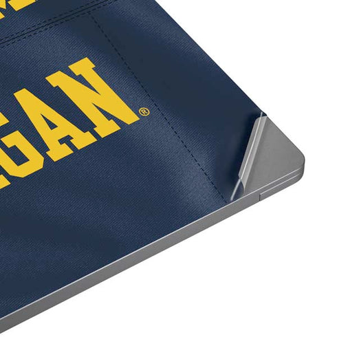 University of Michigan Blue Jersey Universal Laptop 16.6in (13.4 x 9.7in) Skin
