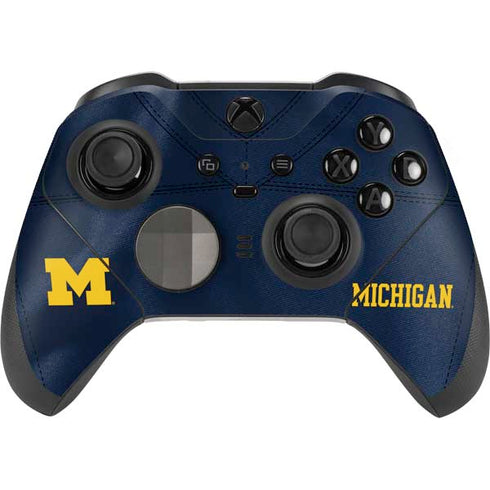 University of Michigan Blue Jersey Xbox Elite Wireless Controller Series 2 Skin