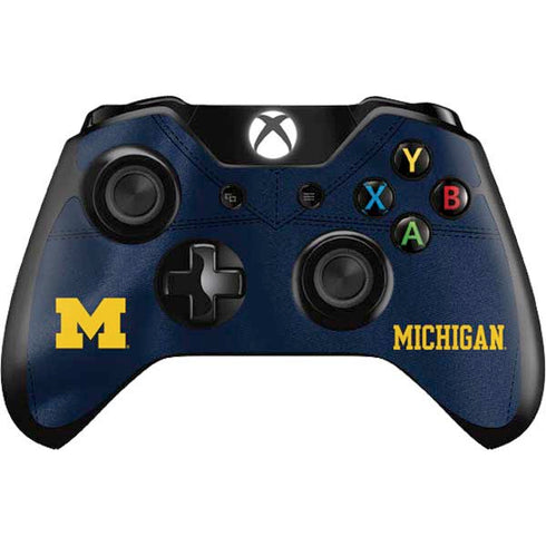 University of Michigan Blue Jersey Xbox One Controller Skin