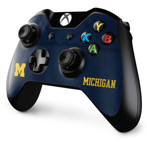 University of Michigan Blue Jersey Xbox One Controller Skin