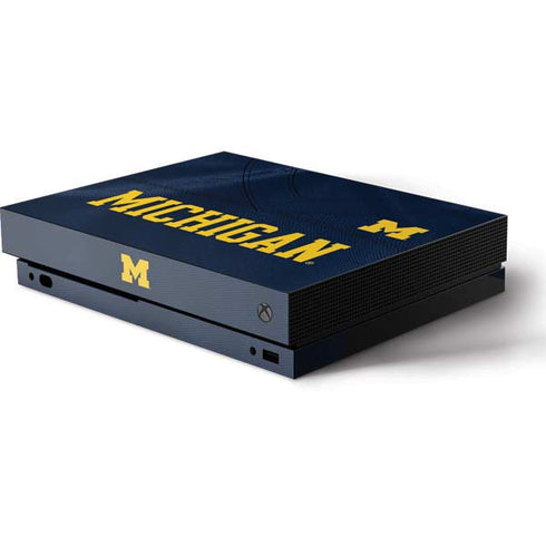 University of Michigan Blue Jersey Xbox One Skins