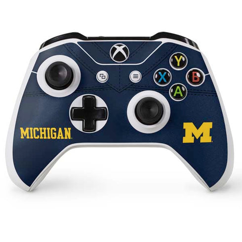 University of Michigan Blue Jersey Xbox One X Controller Skin