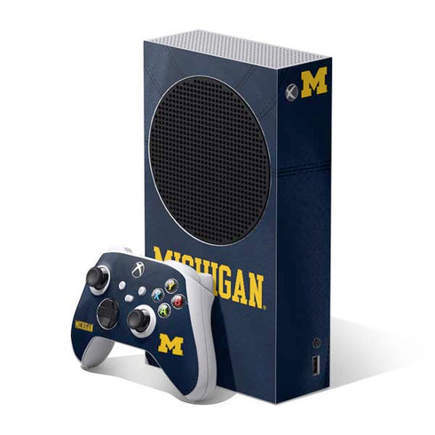 University of Michigan Blue Jersey Xbox Series S Bundle Skin