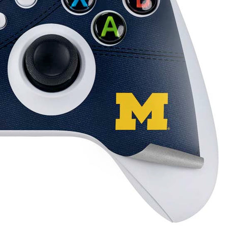 University of Michigan Blue Jersey Xbox Series S Controller Skin