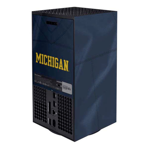 University of Michigan Blue Jersey Xbox Series X Bundle Skin