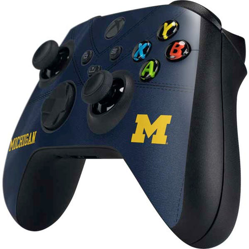 University of Michigan Blue Jersey Xbox Series X Controller Skin