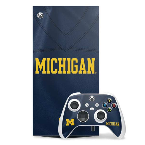 University of Michigan Blue Jersey Xbox Series X Skins