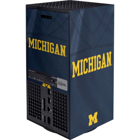 University of Michigan Blue Jersey XBox Series X Digital Edition Bundle Skin