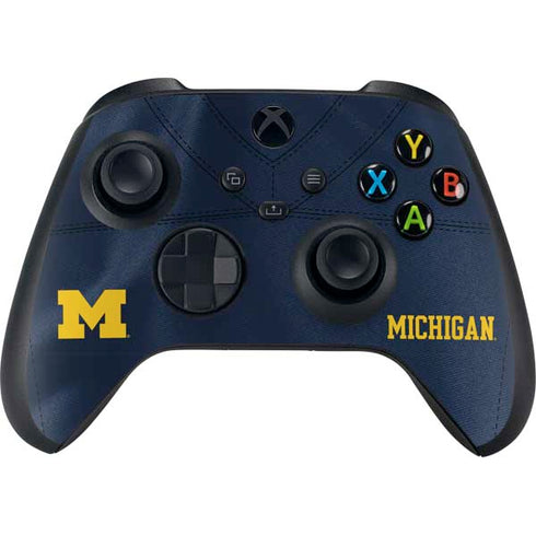 University of Michigan Blue Jersey XBox Series X Digital Edition Bundle Skin