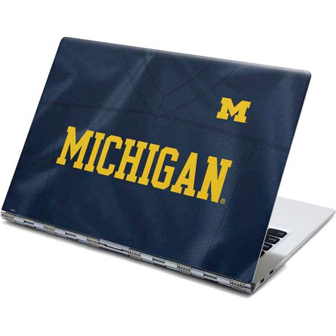 University of Michigan Blue Jersey Yoga 910 2-in-1 14in Touch-Screen Skin