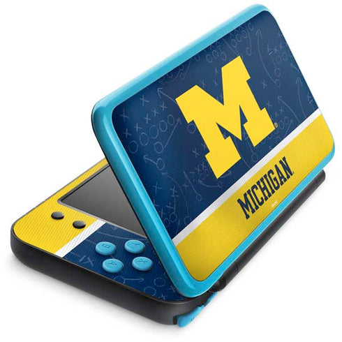 University of Michigan Jersey Split Nintendo Skins