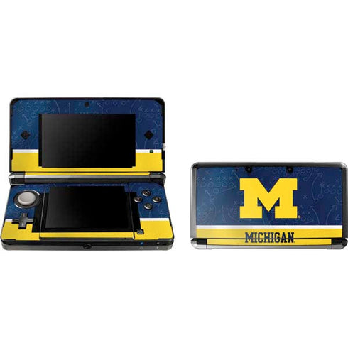 University of Michigan Jersey Split Nintendo Skins