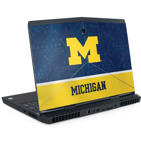 University of Michigan Jersey Split Dell Alienware Skin