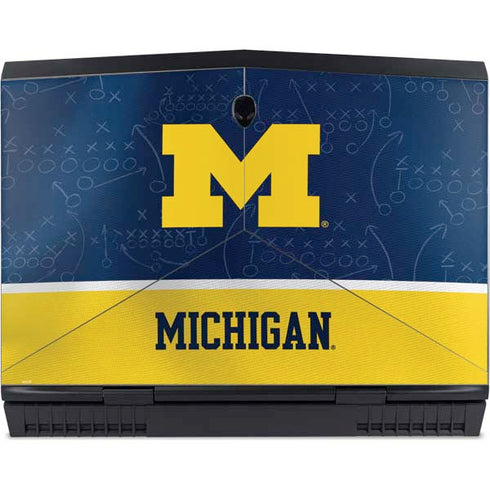 University of Michigan Jersey Split Dell Alienware Skin