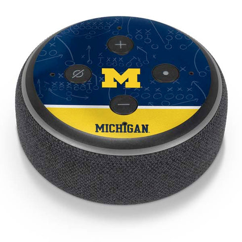 University of Michigan Jersey Split Amazon Echo Dot Skin