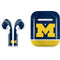 University of Michigan Jersey Split Apple AirPods 2 Skin