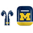 University of Michigan Jersey Split Apple AirPods 2 Skin