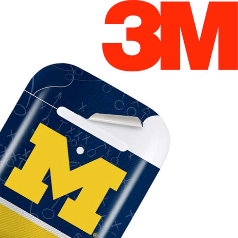 University of Michigan Jersey Split Apple AirPods 2 Skin
