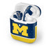 University of Michigan Jersey Split Apple AirPods 2 Skin