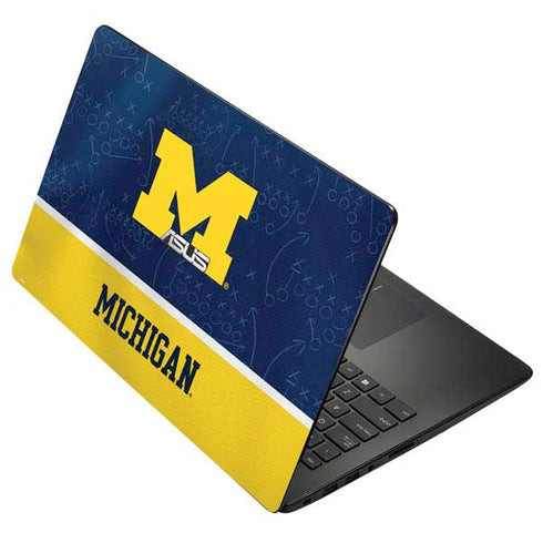 University of Michigan Jersey Split Asus X502CA 15.6 Skin