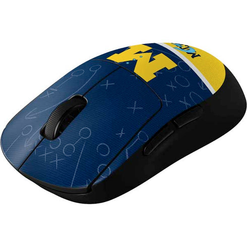 University of Michigan Jersey Split G Pro Wireless Gaming Mouse Skin