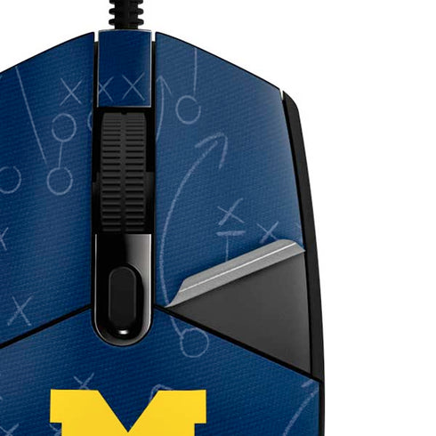 University of Michigan Jersey Split G203 Prodigy RGB Wired Gaming Mouse Skin