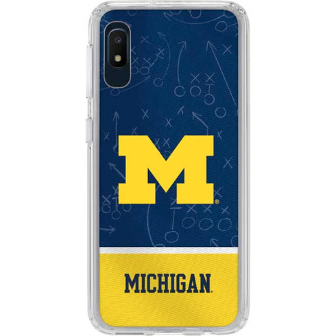 University of Michigan Jersey Split Galaxy Cases