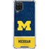 University of Michigan Jersey Split Galaxy A12 Clear Case