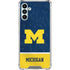 University of Michigan Jersey Split Galaxy A13 5G Clear Case