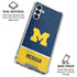 University of Michigan Jersey Split Galaxy A13 5G Clear Case