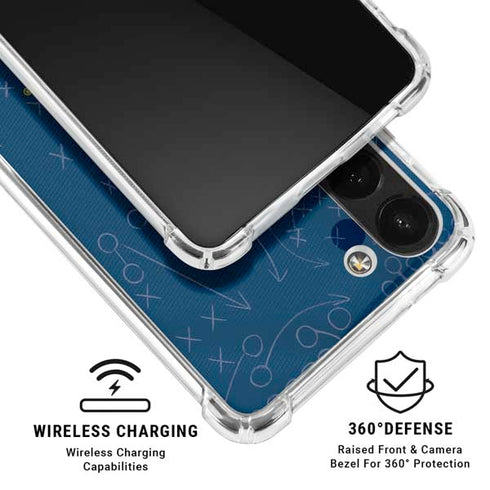 University of Michigan Jersey Split Galaxy A13 5G Clear Case