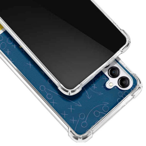 University of Michigan Jersey Split Galaxy A14 5G Clear Case