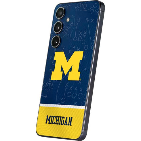 University of Michigan Jersey Split Galaxy A16 5G Skin