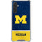 University of Michigan Jersey Split Galaxy A17 Clear Case