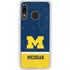 University of Michigan Jersey Split Galaxy A20 Clear Case