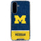 University of Michigan Jersey Split Galaxy A36 5G Clear Case