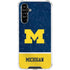 University of Michigan Jersey Split Galaxy A54 5G Clear Case