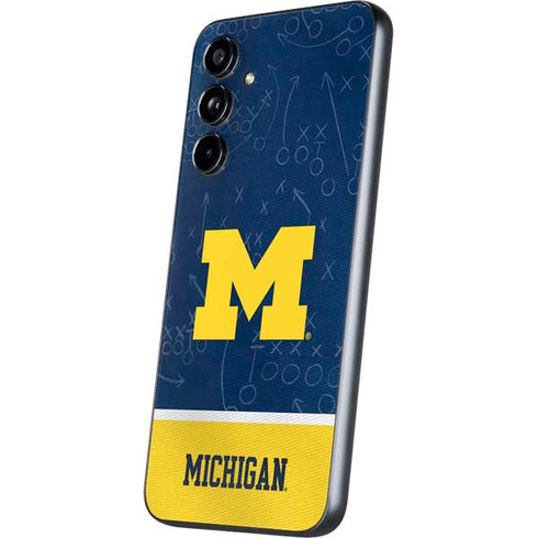 University of Michigan Jersey Split Galaxy A54 5G Skin