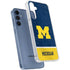 University of Michigan Jersey Split Galaxy A55 5G Clear Case