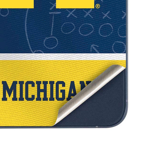 University of Michigan Jersey Split Galaxy A55 5G Skin